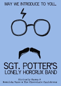 Sgt. Potter Poster Blue